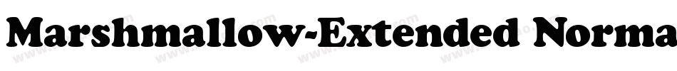 Marshmallow-Extended Normal字体转换